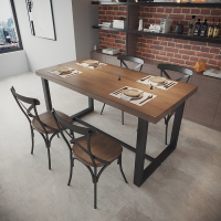 尋木匠北欧实木餐桌椅组合现代简约饭桌吃饭桌子餐桌家用小户型餐厅桌椅