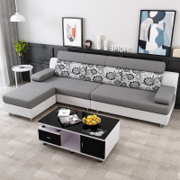 尋木匠新款乳胶拆洗布艺沙发小户型免洗科技布三四五人客厅简约现代北京