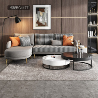 尋木匠现代简约布艺转角沙发网红轻奢客厅沙发北欧小户型千鸟格贵妃组合