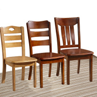 尋木匠实木餐椅现代简约原木餐厅餐桌椅靠背家用饭店酒店凳子实木椅子