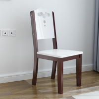 尋木匠现代伊姆斯简约餐椅家用化妆靠背凳子北欧洽谈办公椅子实木书桌椅