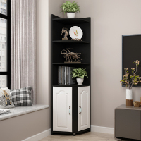 尋木匠欧式简约角柜墙角柜三角形小尺寸客厅置物书架角落边卧室转角柜子