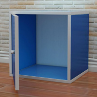 尋木匠收纳盒储物柜高柜定做工作室家庭书柜置物架客厅床边转角木柜子矮