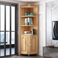 尋木匠现代简约角柜 多功能转角柜墙边柜拐角置物架落地收纳储物三角柜
