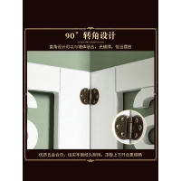 尋木匠简约美式实木三角柜客厅落地墙角柜子储物柜三角架卧室拐角收纳架