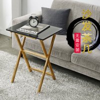 尋木匠实木家用桌子小折叠桌学习方桌便携式正方形沙发边桌简易边几餐桌