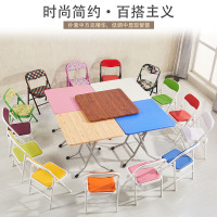 尋木匠可折叠桌简约小户型餐桌正方形吃饭桌便携式桌子家用户外折叠桌