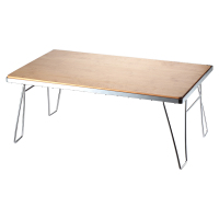 尋木匠柯曼户外自驾置物架野餐折叠桌子简易不锈钢搭配竹木烧烤用桌车载