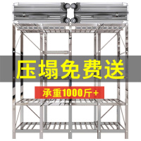 尋木匠不锈钢简易布衣柜钢架结构钢管加厚加粗加固螺丝组装出租房家用