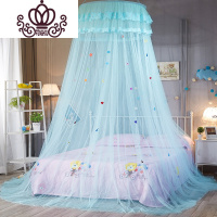 封后FENGHOU网红ins吊顶蚊帐婴儿床蚊帐儿童床宝宝蚊帐罩家用床幔1.2米床