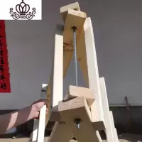 封后实木梯子家用折叠梯加厚室内人字梯移动楼梯步梯多功能扶梯 1.25米人字梯加粗加厚