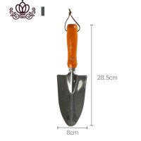 封后园艺小铲子套装不锈钢工具园艺种植木柄铁锹铲耙工具三件套