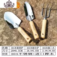 封后家用种花工具小铲子套装养花园盆栽加厚不锈钢园艺松土耙子