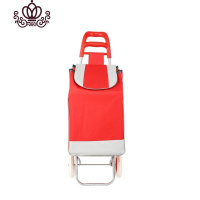 封后购物车买菜车小拉车手拉车爬楼梯折叠便携家用推车拉杆车老人拖车 牛津布款家用拖车