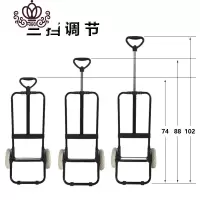 封后(FENGHOU)封后爬楼买菜车手推车折叠家用老人购物车手拉拖车可行李车拉货拉杆车 单独车架+轮子送绑绳家用拖车