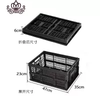 封后小拉车折叠便携手拉车家用小推车拉货拖车四轮搬运行李拉杆车 折叠篮1个家用拖车