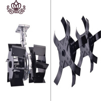 封后割机配件除轮松土轮翻土微耕开沟刀头多功能农用锄地 除草轮+松土刀片[火花塞]割草机/草坪机