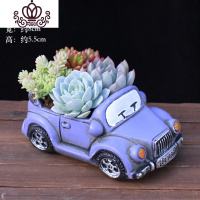 封后多肉植物组合小盆栽新手套餐花卉肉肉植物室内花含盆净化空气绿植 [小汽车](暗紫-蓝鸟) 带盆栽好