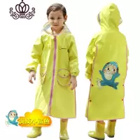 封后儿童雨衣 男女童幼儿园宝宝雨披透气无气味带书包位雨衣