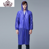 封后轻薄PVC牛筋连体长款风衣雨衣成人男女款户外学生徒步旅行防水