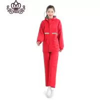 封后雨衣单人牛津加厚全身防水服成人男女户外徒步骑行分体雨衣裤套装