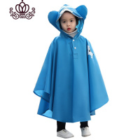 封后儿童雨衣斗篷式学生托管班定制印OGO小学生雨衣儿童雨披女童男孩
