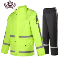 封后新式防暴雨交通执勤反光雨衣雨裤套装路政高速救援巡逻透气防水男