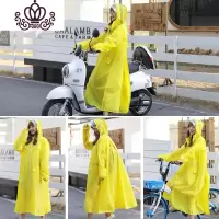 封后雨衣女男长款全身时尚透明骑行新款电动电瓶车自行车成人单人雨披