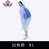 封后雨衣男女款成人长款全身透明电瓶车电动车自行车骑行连体防护雨披