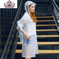 封后旅游透明情侣款背包雨衣成人步行防水连体男式女式长款雨披