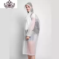 封后一次性雨衣透明成人旅游雨衣户外长款男女加厚磨砂EVA雨衣雨披
