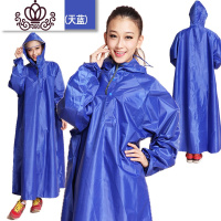 封后连体雨衣步行帶长袖电动摩托电瓶车骑行户外成人加厚男女徒步雨披