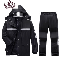 封后雨衣雨裤套装双层加厚机车摩托电瓶车男骑行防水分体全身防暴雨女
