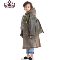 封后儿童雨衣幼儿园宝宝小孩学生加厚男童女童防水雨披带书包位