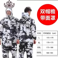 封后成人雨衣雨裤套装帽檐连体男女防雨服电动摩托车全身分体防护外套