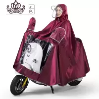 封后摩托电瓶电动车专用亲子母子款双人三人单人雨衣加厚加大超大雨披