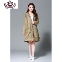 封后日式时尚长款风衣成人男女防水透气户外轻薄款雨衣雨披旅行外套潮