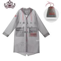 封后雨衣时尚透明长款出行防护外套男女骑行潮ins成人防水雨披