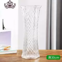 封后富贵竹水培养四季植物竹室内绿植花卉客厅观音竹盆栽 富贵竹专用螺纹花瓶 不含盆