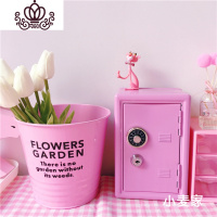 封后ins北欧儿童房桌面摆件家居饰品储蓄罐样板房布置创意摆设小 粉红色