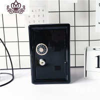 封后ins北欧儿童房桌面摆件家居饰品储蓄罐样板房布置创意摆设小 黑色