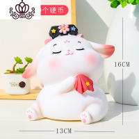 封后御园兔存钱罐储蓄罐储钱罐儿童卡通防摔零钱罐男孩女孩可爱中国风 娘娘