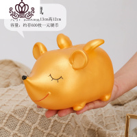封后存钱罐儿童防摔大容量储蓄罐纸币硬币零钱新年小礼品 飞天金鼠