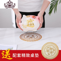 封后存钱罐可存不可取超大号可爱猪网红家用大人用儿童储蓄罐只进不出 6#富贵红猪(只进不出)坐垫+彩盒+运费险