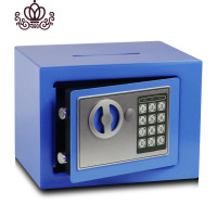 封后万泰 创意生日带锁儿童存钱罐密码箱 金属超大号储钱罐储蓄罐 红色投币