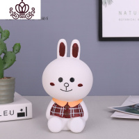 封后兔子存钱罐卡通防摔创意可爱儿童兔宝宝储蓄罐女孩男孩储钱罐成人 小号可妮兔