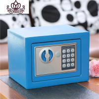 封后智能储钱密码箱保险柜储蓄儿童巨型存钱罐大人用家用网红创意抖音 蓝色储蓄罐