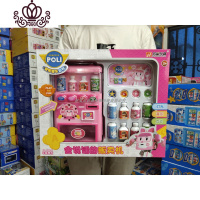 封后珀利警长玩具安巴罗伊珀利保险柜存钱罐电动储蓄罐密码箱儿童玩具 安巴会说话的贩卖机送电池+螺丝刀