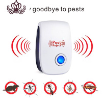 封后超声波器驱虫驱鼠家用卧室内插电灭蚊子蟑螂苍蝇一扫光 [普通版]2个装(30平方有效)