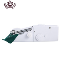 封后全自动多功能吃厚衣车便携式手工裁缝机电动迷你家用型台式缝纫机 手动款/白色